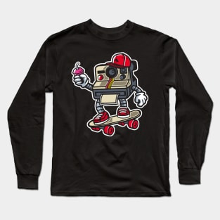 Camera Skater Long Sleeve T-Shirt